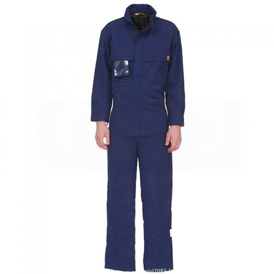 Petroleum and Petrochemical Refining Blue  Anti-static Protective Work Clothes Durable Suit