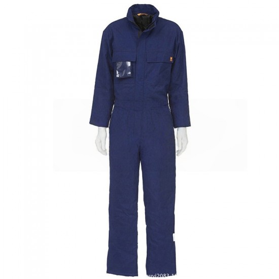 Petroleum and Petrochemical Refining Blue  Anti-static Protective Work Clothes Durable Suit
