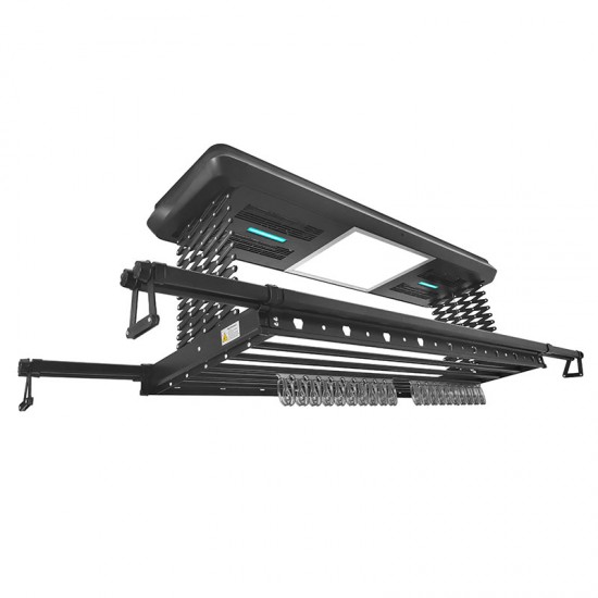 Feature-Rich Electronic Indoor Aluminum Ceiling Balcony Clothes Dryer Racks Wall-Mounted Electric Heated Drying Rack For Clothes