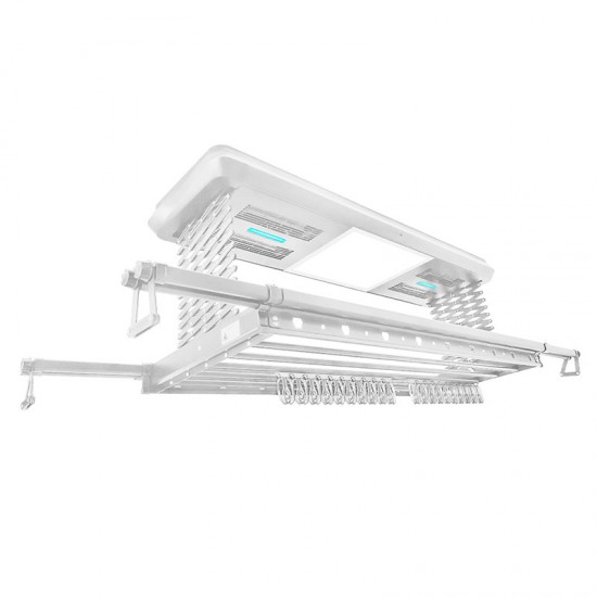 Feature-Rich Electronic Indoor Aluminum Ceiling Balcony Clothes Dryer Racks Wall-Mounted Electric Heated Drying Rack For Clothes