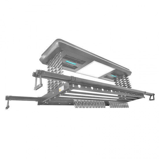 Feature-Rich Electronic Indoor Aluminum Ceiling Balcony Clothes Dryer Racks Wall-Mounted Electric Heated Drying Rack For Clothes