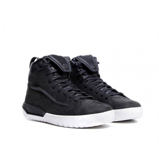 Dainese Metractive D-WP Water Shoes Black and White Color Scheme