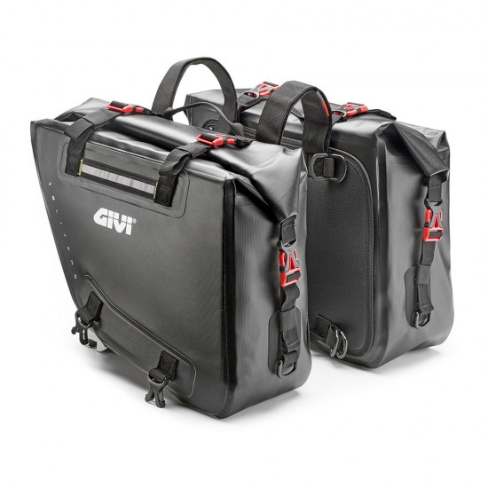 GIVI 15+15 Lt Black Waterproof Side Bags & Pouches