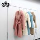 Wholesale Fashion Custom Women Winter Wool Jacket Clothes Ladies Warm  Real Fur Collar Jacket