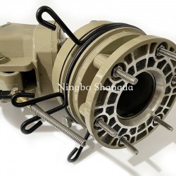 Agricultural Hose Reel Rain Gun Irrigation System 16-46 Degree Elevation Angle 78m Radius Big Gun Sprinkler