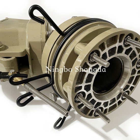 Agricultural Hose Reel Rain Gun Irrigation System 16-46 Degree Elevation Angle 78m Radius Big Gun Sprinkler