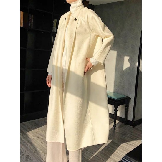 Latest Design High Quality Winter Autumn Clothes Women Ladies Long Plus Size Cashmere Wool Coats