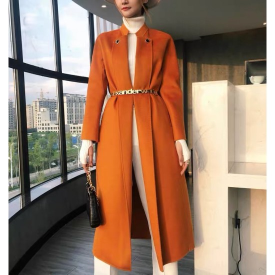 Latest Design High Quality Winter Autumn Clothes Women Ladies Long Plus Size Cashmere Wool Coats