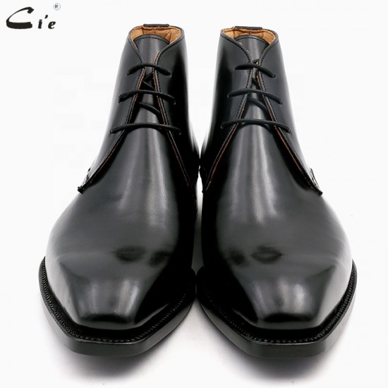 Cie A04 Customized Full Grain Calf Leather Chukka Ankle Boots Men's Classic Goodyear Welt Boots