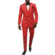 Tailor Made Red Paisley Monogram Big Size Customization of High-end Men's Wedding Suit