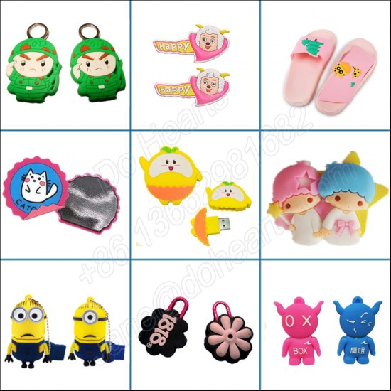 Plastisol Pvc Gifts Keychain Making Dispensing Machine