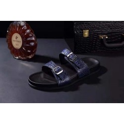 Popular Men's Sandals Shoes Top Grade Alligator Skin Man's Flat Sandals High Quality Genuine crocodile Leather Men Sandals