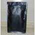 Black Flat Bottom Zipper Foil Pouch Bags with Heat Seal Gravure Printing PET Plastic Gusset Bag Type Food Snack Coffee Packaging