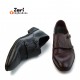 Boutique Retro Monk Dress Shoes Goodyear Formal Grade Square Toe Height Increasing Breathable Slip-On for Party Spring Autumn