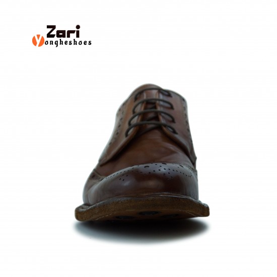 Goodyear Custom Men's Italian Style Handmade Shoes Genuine Leather Business Style Welted Construction Height Increasing Handmade