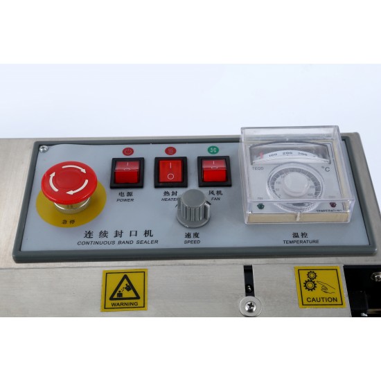 FR-770 Continuous Plastic Bag Heat Sealing Machine Band Sealer Machine