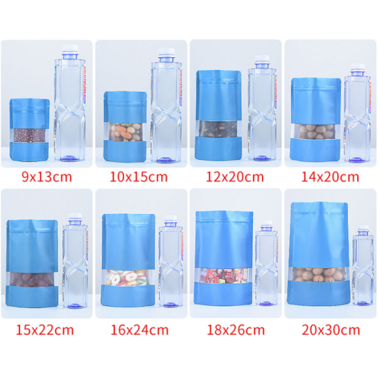 2021 New Custom Printed Resealable Zipper Mylar Plastic Pouch Doypack Bags for Food Packaging