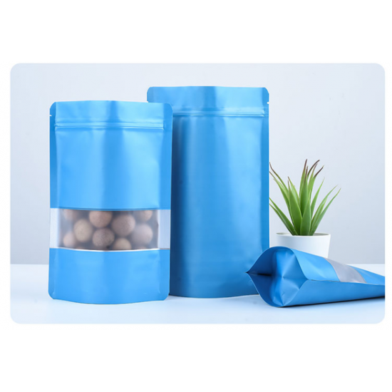 2021 New Custom Printed Resealable Zipper Mylar Plastic Pouch Doypack Bags for Food Packaging