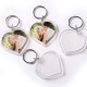 Clear Custom Blank Souvenir Plastic Keyring Frame Photo Picture Insert Acrylic Keychain