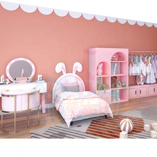 New Dream Theme Role Play Indoor Soft Playground Princess House Playhouse Shoe Cabinet for Kids