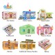 New Dream Theme Role Play Indoor Soft Playground Princess House Playhouse Shoe Cabinet for Kids