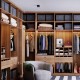 U Shape Customized Size Bedroom Wooden Wardrobes Clothes Cabinet Melamine Finished Plywood Walk in Closet