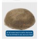 Full Swiss Lace Mens Toupee Bleached Knots Real Natural Hairline Mens Hairpieces European Human Hair Replacement System for Men