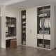 SUOFEIYA Custom Nordic Style Open Walk in Closet Organizer Bedroom Wardrobe Clothes Cabinets