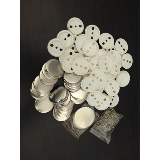 New Popular 58mm Semi-Automatic Button Maker Machine for Aluminium Steel Plastic Manual Grade Badge Keychain Used