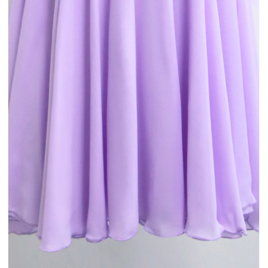 R0018 Lavender Purple Condole Belt Skirt Dance Costumes Performance Wear Festival Clothes Adult