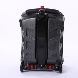 Travelling Bags Wholesale Innovative ABS PC Trolley Luggage Bags Kids Folding Bags Adult Scooter Travel Suitcase