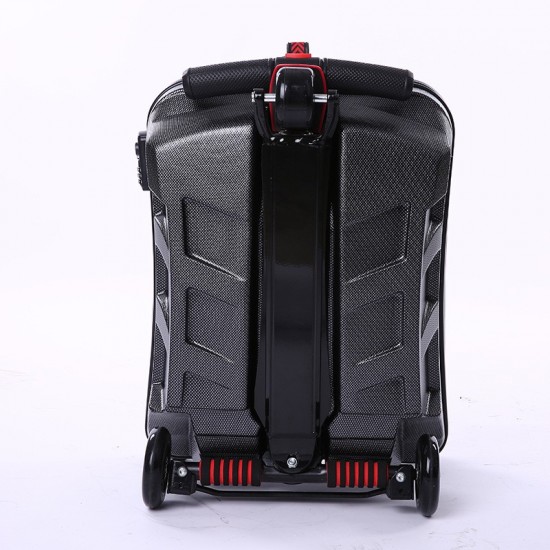 Travelling Bags Wholesale Innovative ABS PC Trolley Luggage Bags Kids Folding Bags Adult Scooter Travel Suitcase