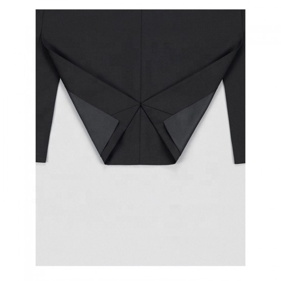 Wholesale Men's Solid Business Jackets Slim Fit Party Coats Double Breasted Wedding Suits