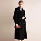 Women Spring Autumn Long 100% Real Wool Cashmere Trench Coat Real Wool Coat