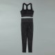 6 PCS Gym Clothes Acid Washed Outfit Ribbed Seamless Yoga Set Crop Top Bra Hip Lift Pants Gym Set Gym Wear for Ladies