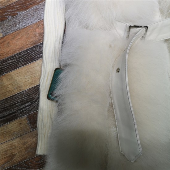 New Winter Clothes Fur Vest Women's Mid-Length Fox Waistcoat