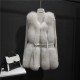 New Winter Clothes Fur Vest Women's Mid-Length Fox Waistcoat