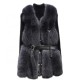 New Winter Clothes Fur Vest Women's Mid-Length Fox Waistcoat