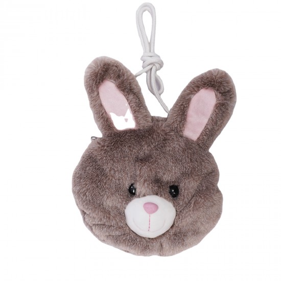 Cute Plush Rabbit Bag Fashion Girl Rabbit Fur Handbag Baby Cartoon Bunny Messenger Bag Plush Bags for Kids