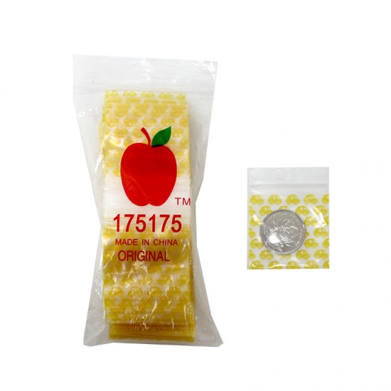 YURUI Transparent Zip Locked Poly Small Plastic Mini Bags