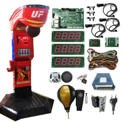 Indoor Adult Sports Ultimate Big Punch Boxing Arcade DIY Kit Coin Pusher with Motherboard Cord Redemption Console Game Console