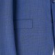 Clothing Manufacturers for Custom Suits Navy Two  Pieces Plaid Slim Fit MTM Wool Mens Business Casual Tailored Suit