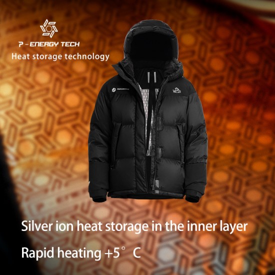 PELLIOT Men Warm Water Repellent Windproof Winter Outdoor 1000 Filling Power Down Insulation 95%  White Goose Down Puffer Jacket