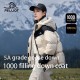 PELLIOT Men Warm Water Repellent Windproof Winter Outdoor 1000 Filling Power Down Insulation 95%  White Goose Down Puffer Jacket