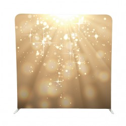 8x8ft Straight Collapsible Aluminum EZ Tube Tension Fabric Pillow case Photo Booth Backdrop