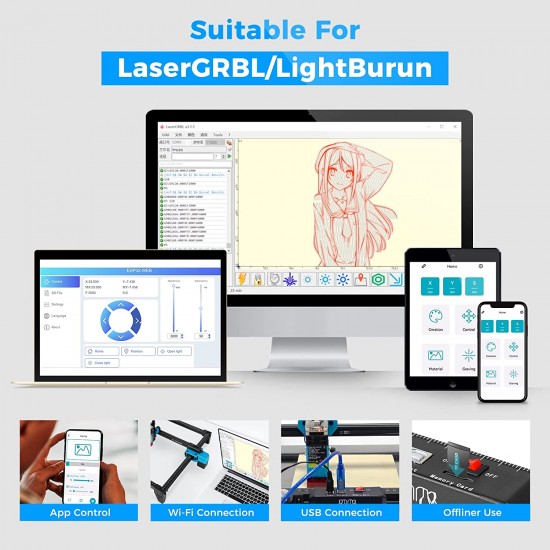 Factory Direct Supply Wainlux Z5 Metal Keychain Sfx Fiber Mopa Laser Engraving Machine