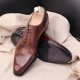 High Quality Men Dress Shoes Lightweight Leather Carved Shoes Derby Pointed Toe Oxford Men's Dress Shoes