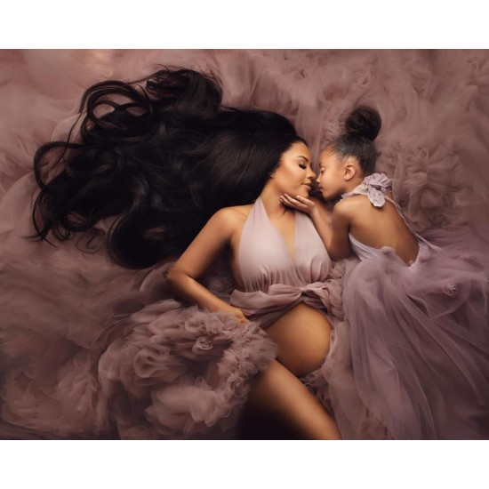 Lace Maternity Gown Maxi Wholesale Photography Dress Maternity Dress for Photoshoot Baby Shower