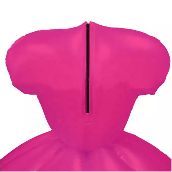 Custom Environmental PVC Solid Color Shiny Masquerade Ball Inflatable Princess Skirts for Sale