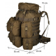 70l 3 Day Waterproof Bags Tactical Hiking Camping Backpack
